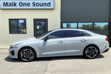 2021 Kia K5 with professional window tint in North Bay